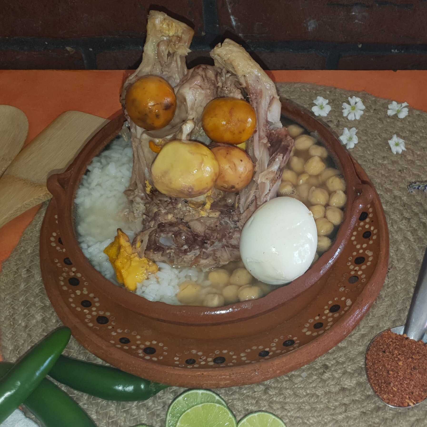 1 Rabadilla con Huevera