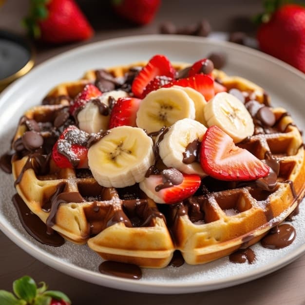 Waffles Frutas