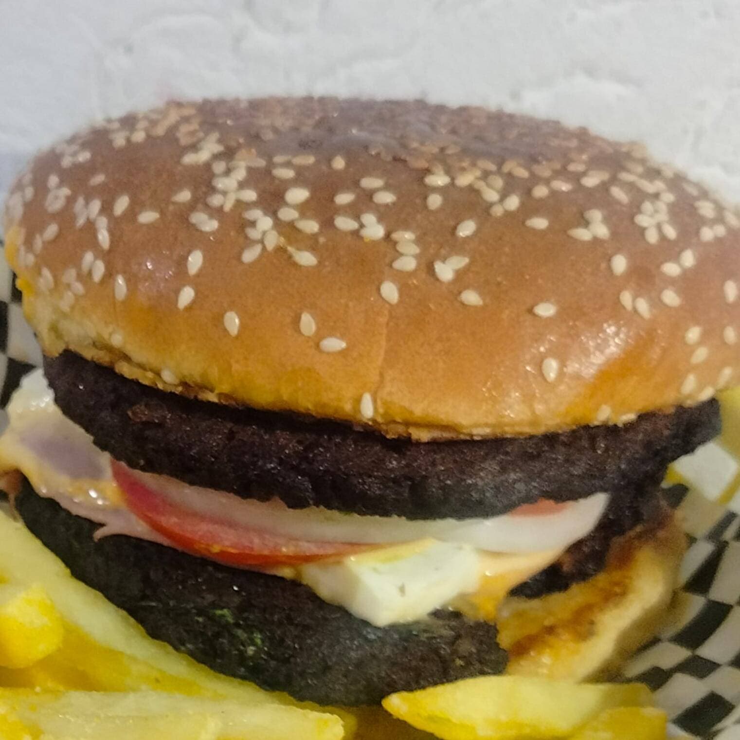 HAMBURGUESA DOBLE CON CARNE