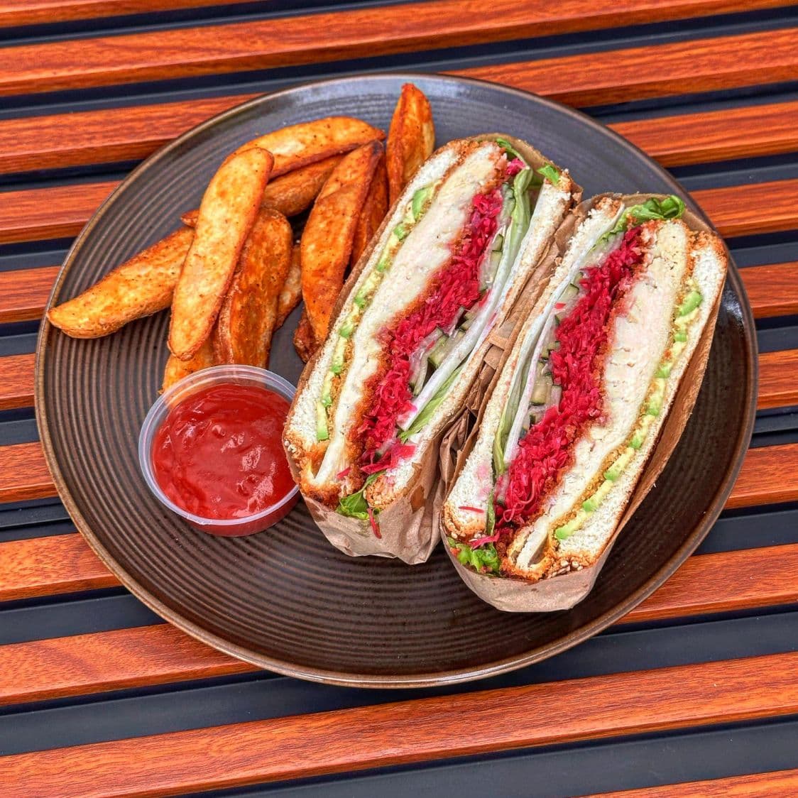 Crispy Chicken Sándwich para Compartir
