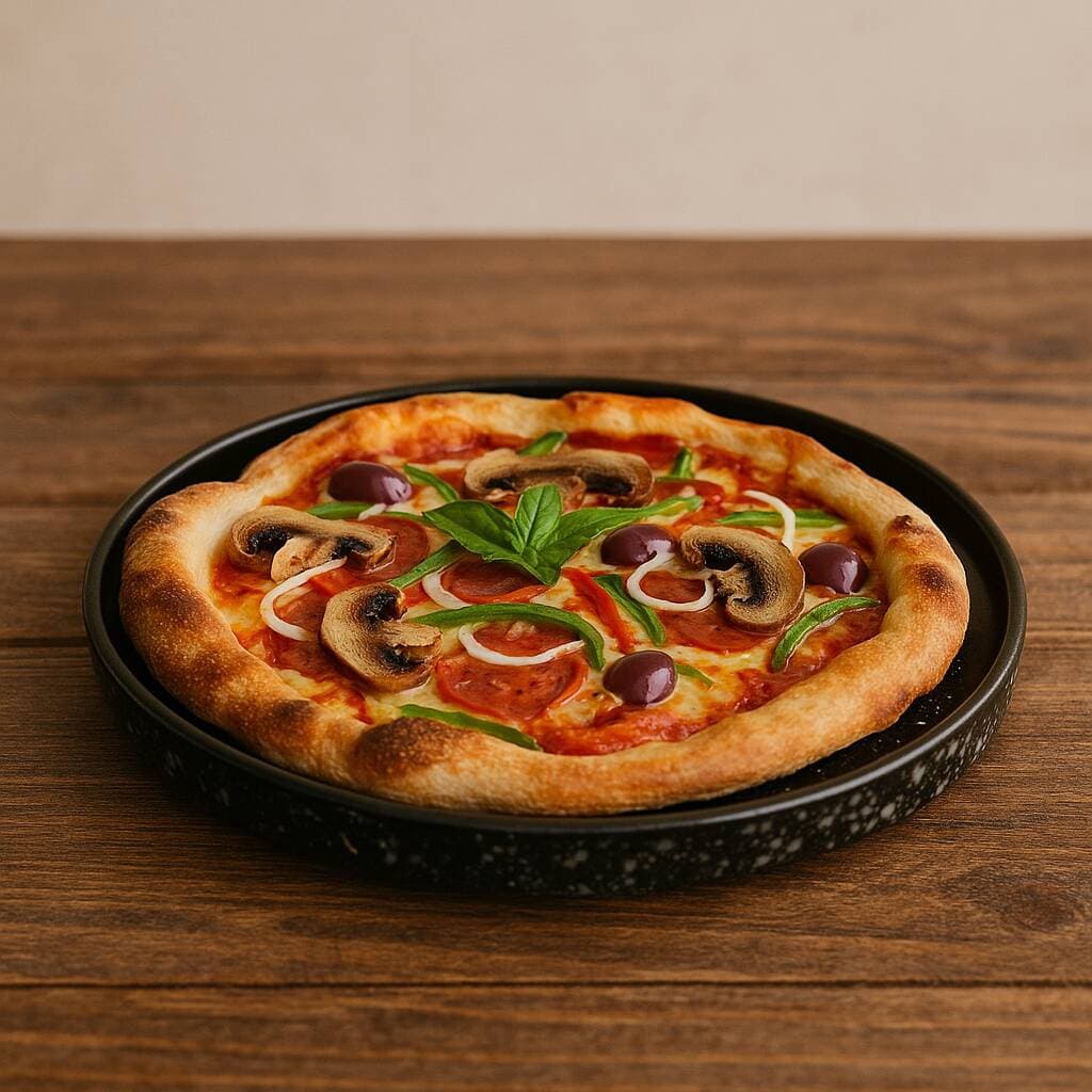 Pizza Española + Bebida 250 Ml