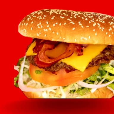 Hamburguesa Queso y Tocino 🍔