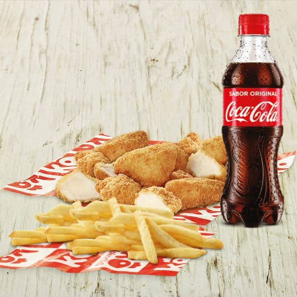 6 nuggets de pollo en combo