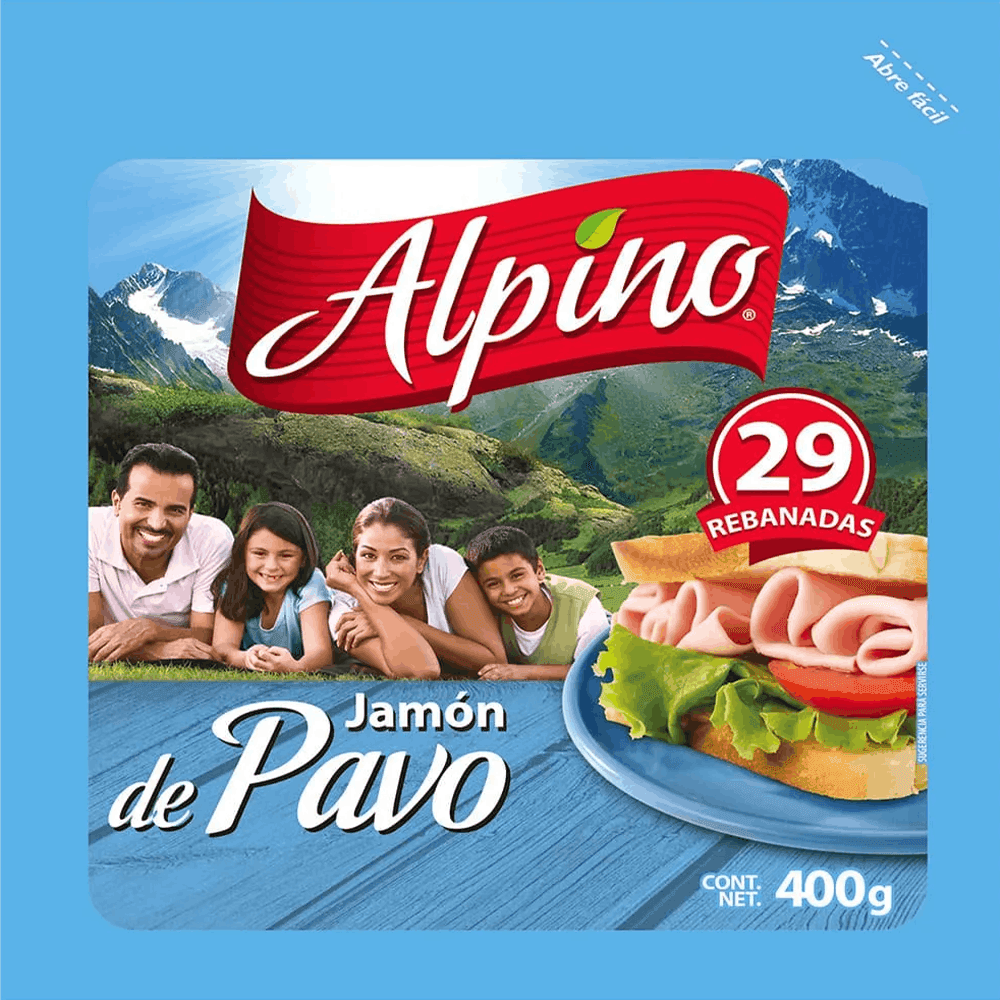 JAMON DE PAVO ALPINO 400G