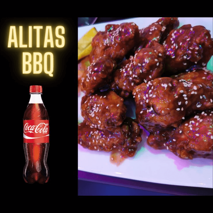 Combo Alita BBQ + Coca Cola 500 Ml