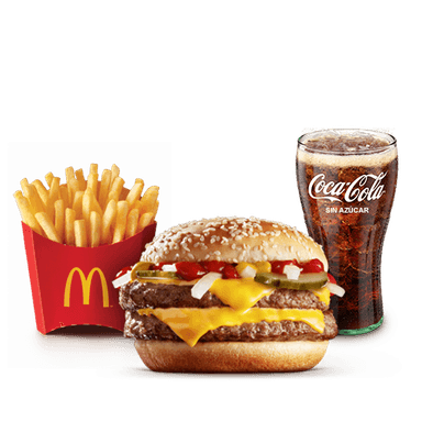 McCombo Mediano Doble Cuarto de Libra