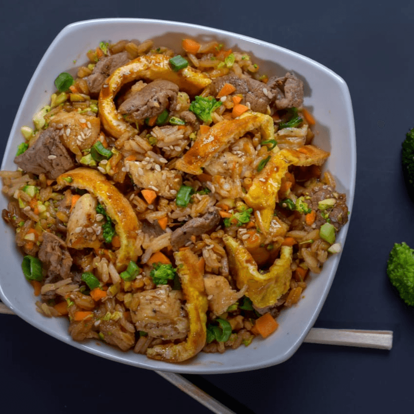 Singapur Wok + Bebida
