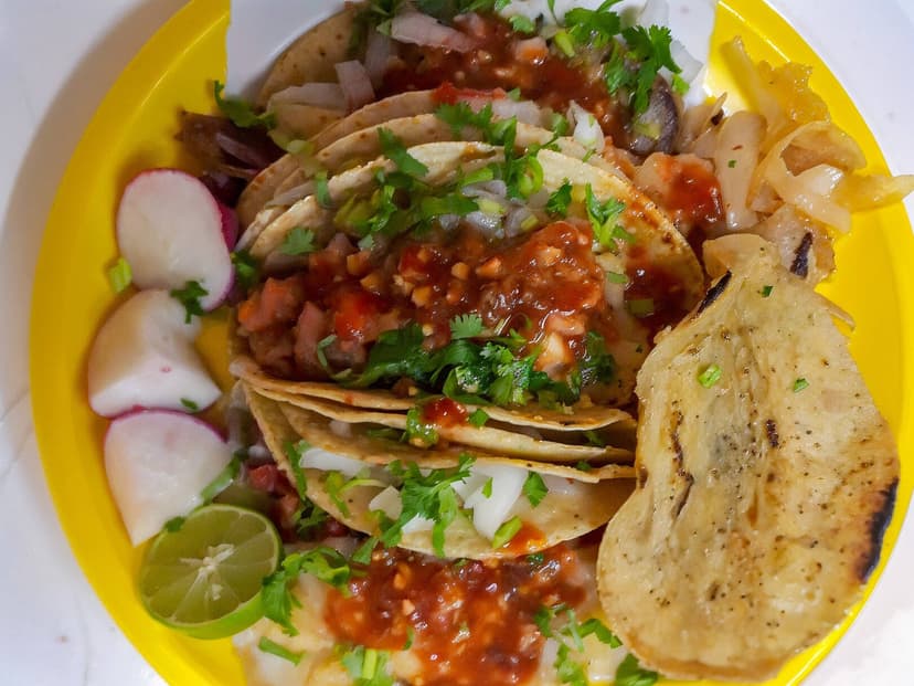 TACO CON PAPA Chamizal