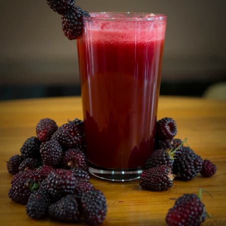 Jugo de Mora en Agua