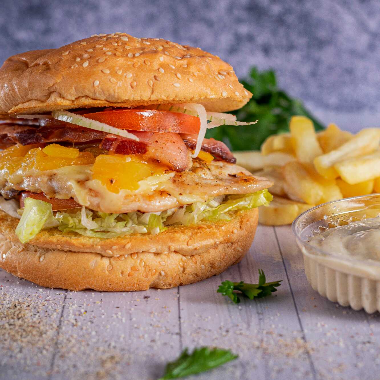 Combo Hamburguesa Pollo