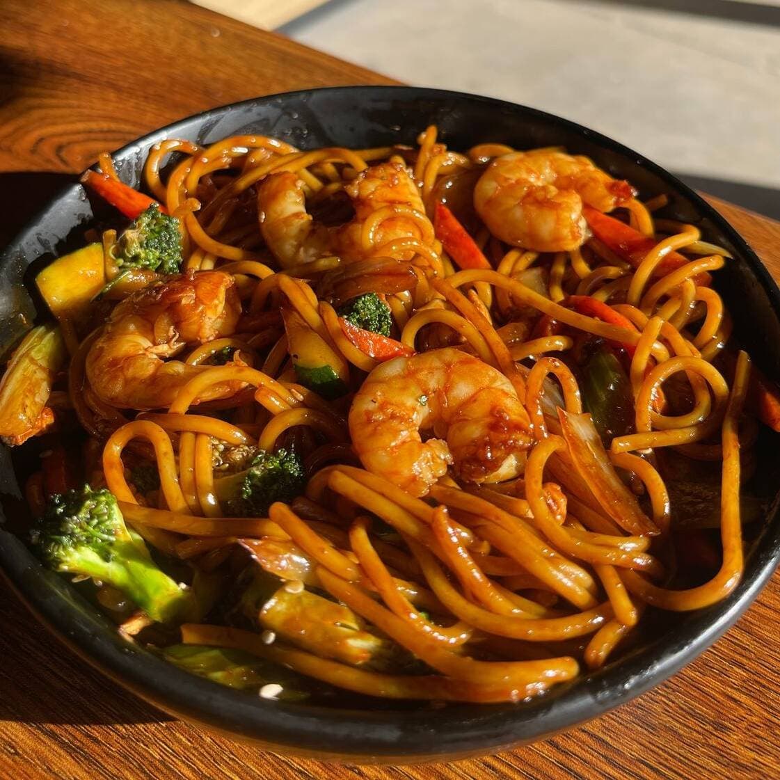 Noodles de camarón