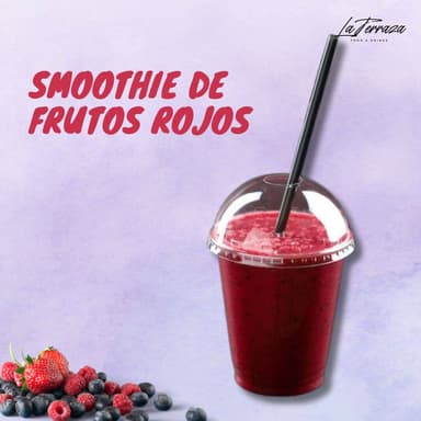 Smoothie de Agua de Frutos Rojos
