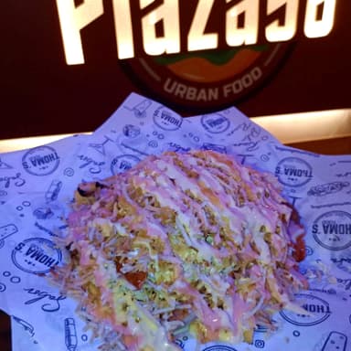 Combo Salchipapa Plaza Baby + Gaseosa 1.5Lt