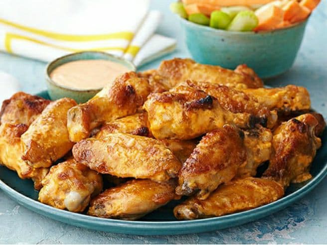 20 Alitas al Carbón Mango Habanero