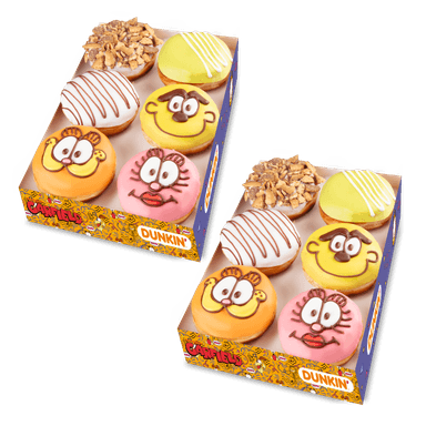 Donut x12 prem Garfield