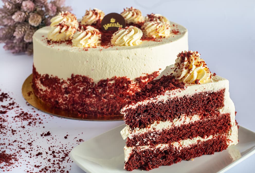 Torta red velvet 5 personas