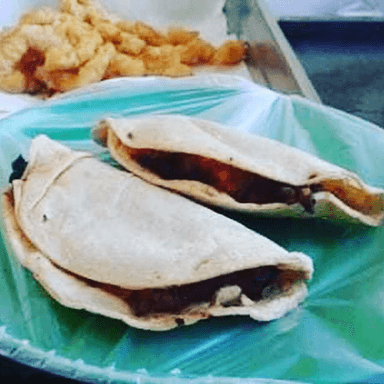 Taco Dorado de Marlín Ahumado