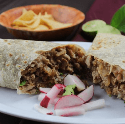 Burro Cachanilla carnitas