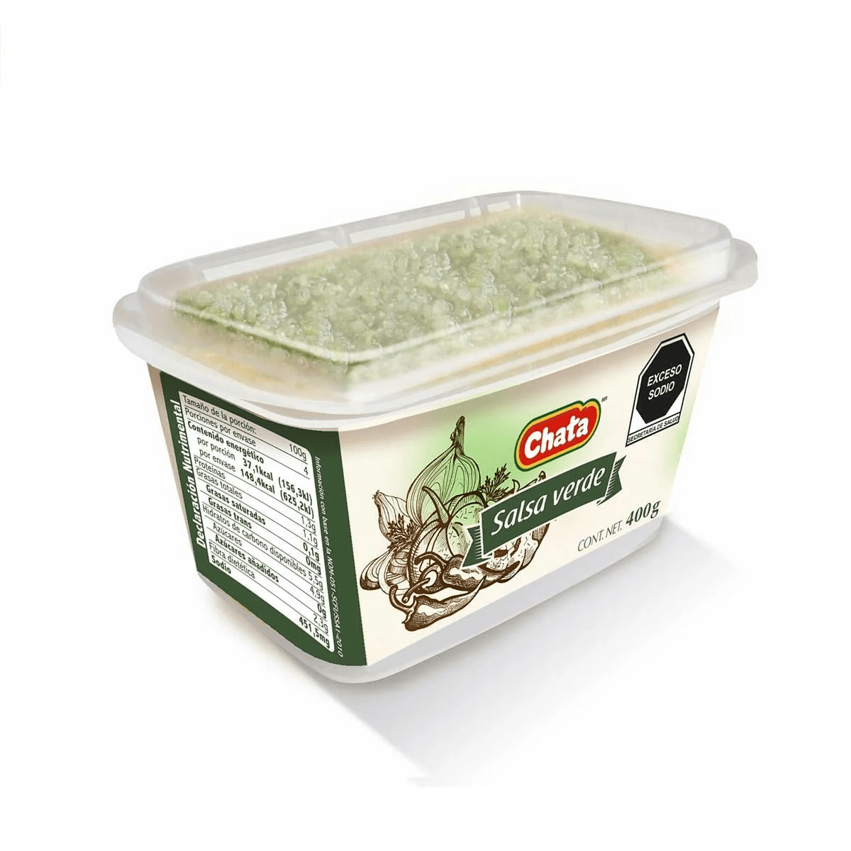 SALSA VERDE ARTESANAL CHATA 400 GR