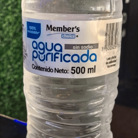 Agua Embotellada 500ml