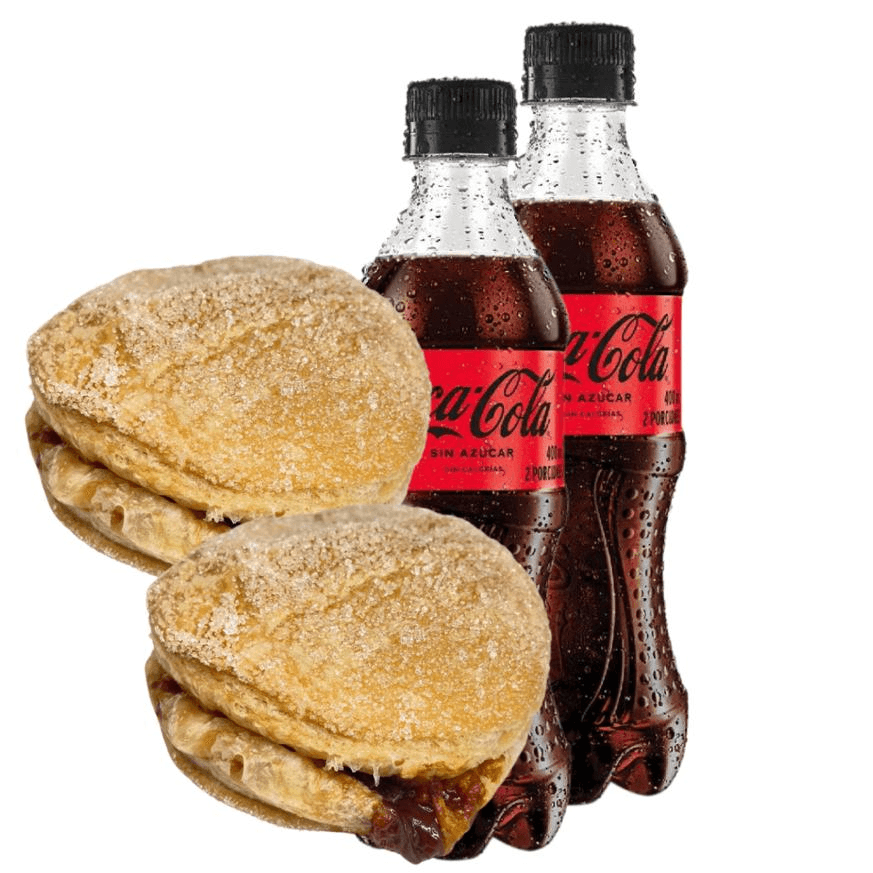 Combo 2 pasteles + 2 Gaseosas 400ml