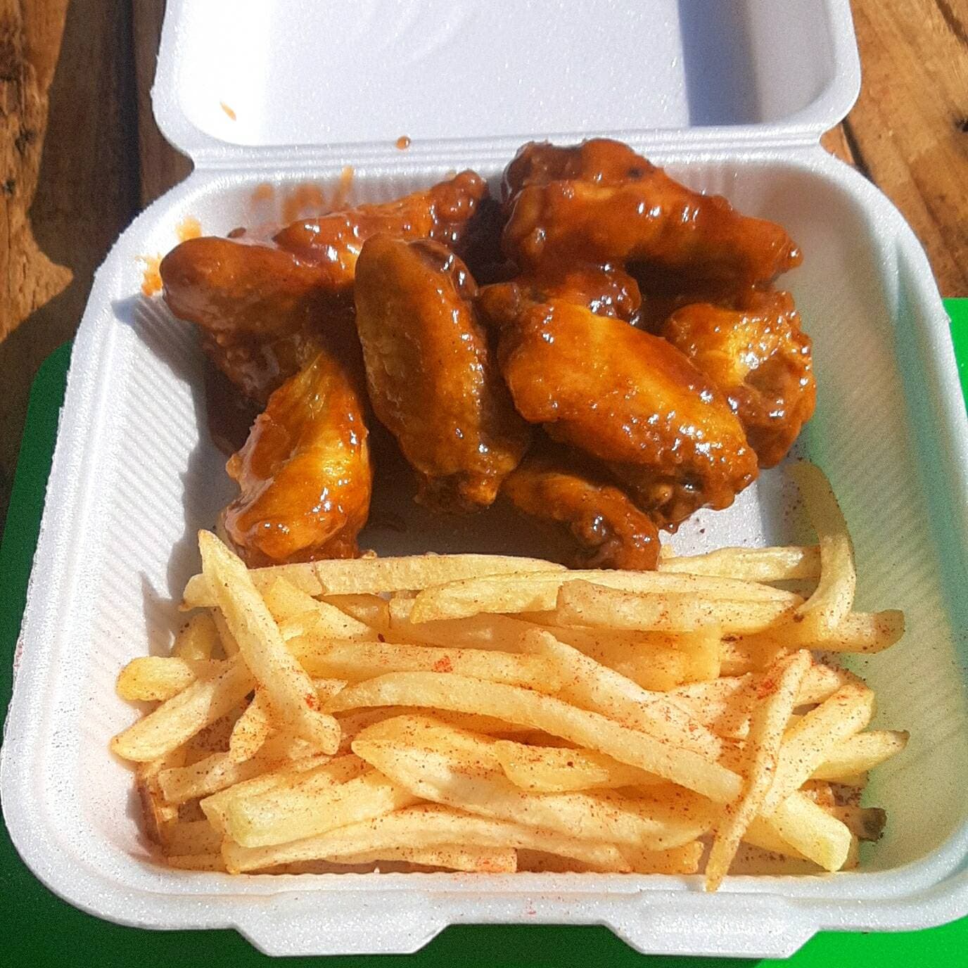 Alitas Mango Habanero 10 Pzas