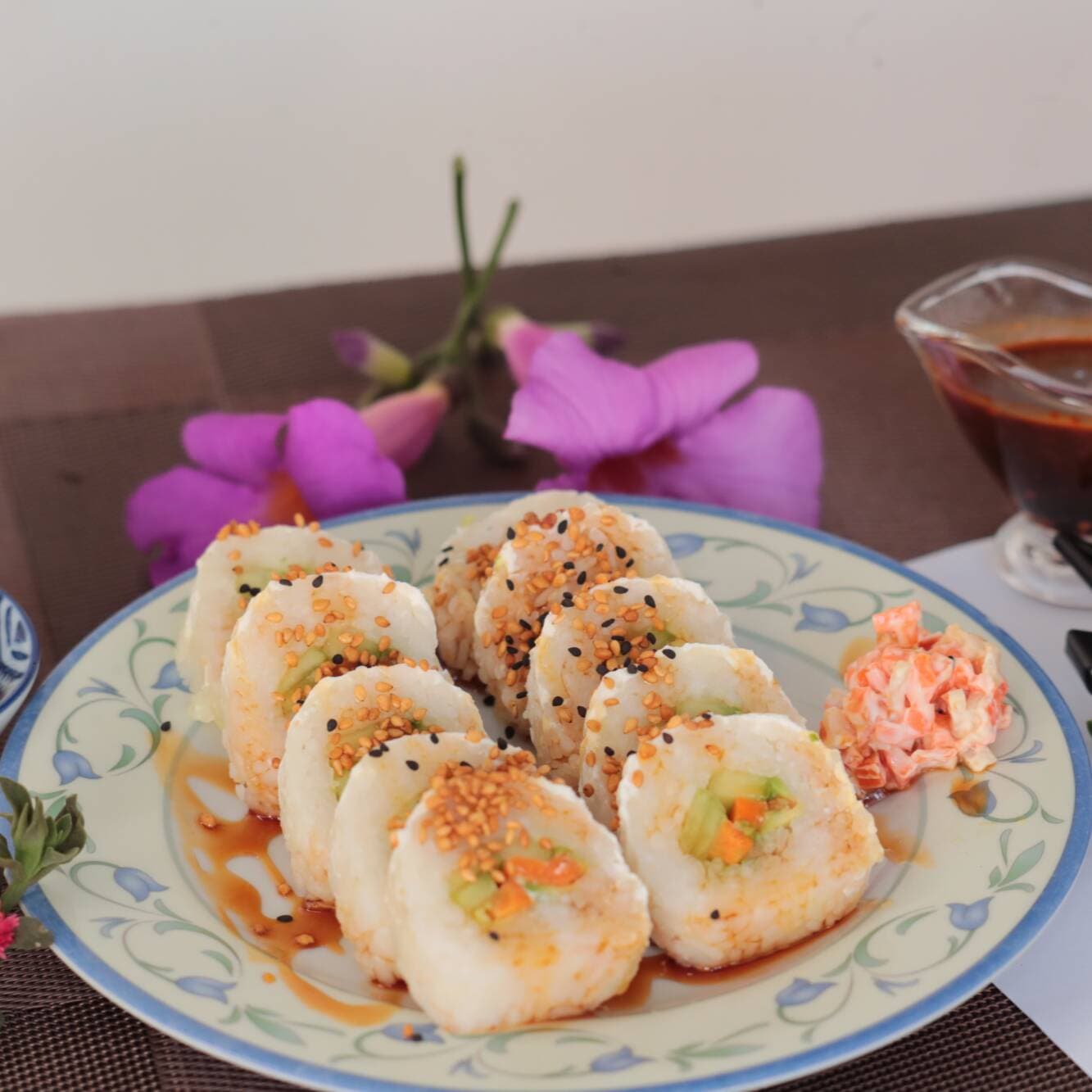 Sushi Queso-Crema Vegetariano