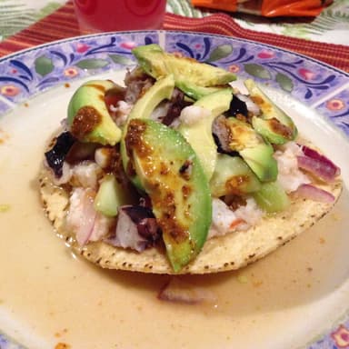 Tostada de Pulpo
