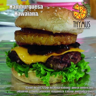 Hamburguesa Hawaiana
