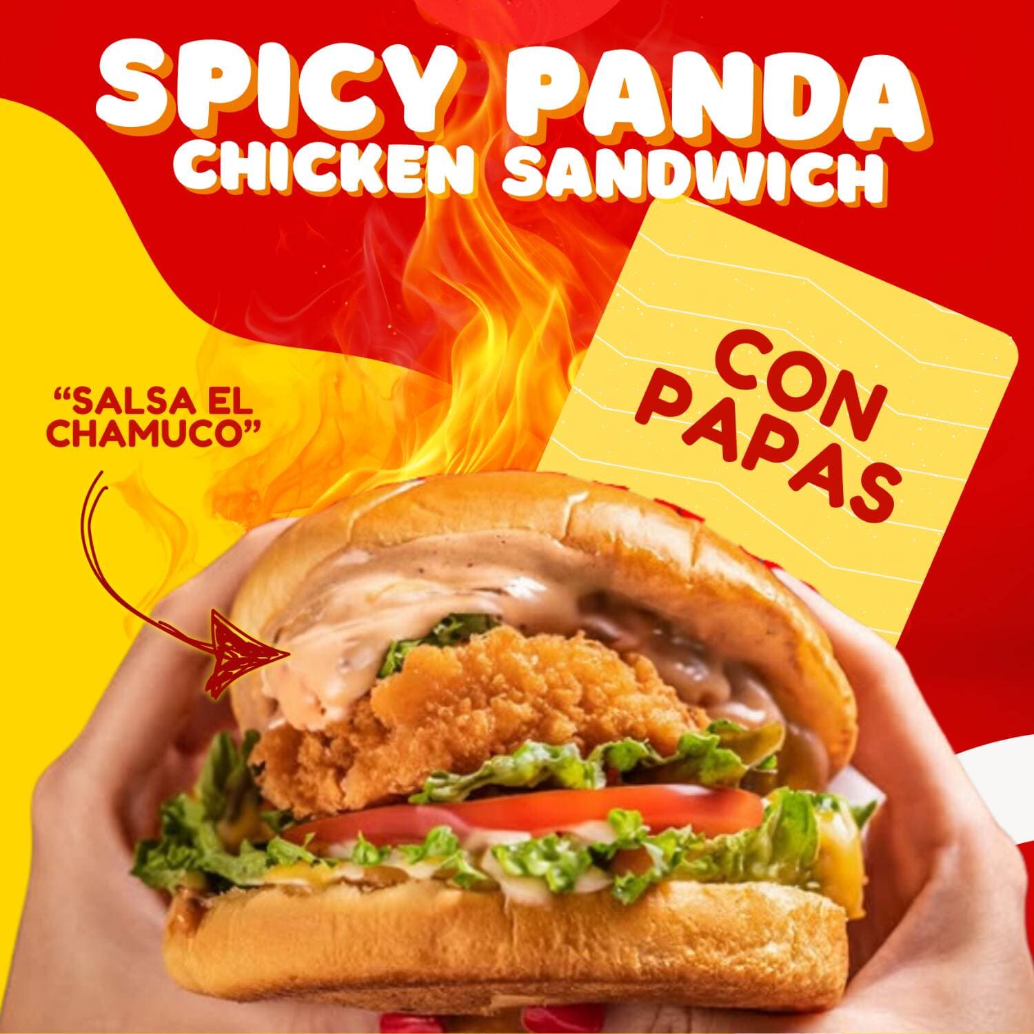 Spicy Panda Chicken Sandwich