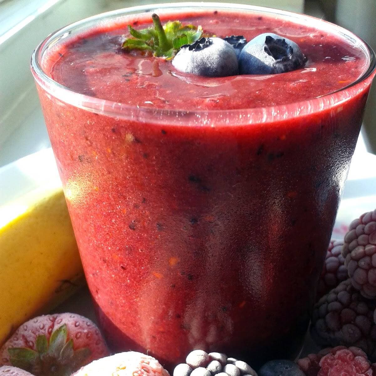 Frappé Frutos Rojos de Agua