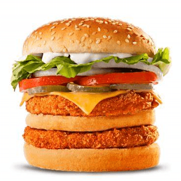 Hamburguesa Doble Pollo
