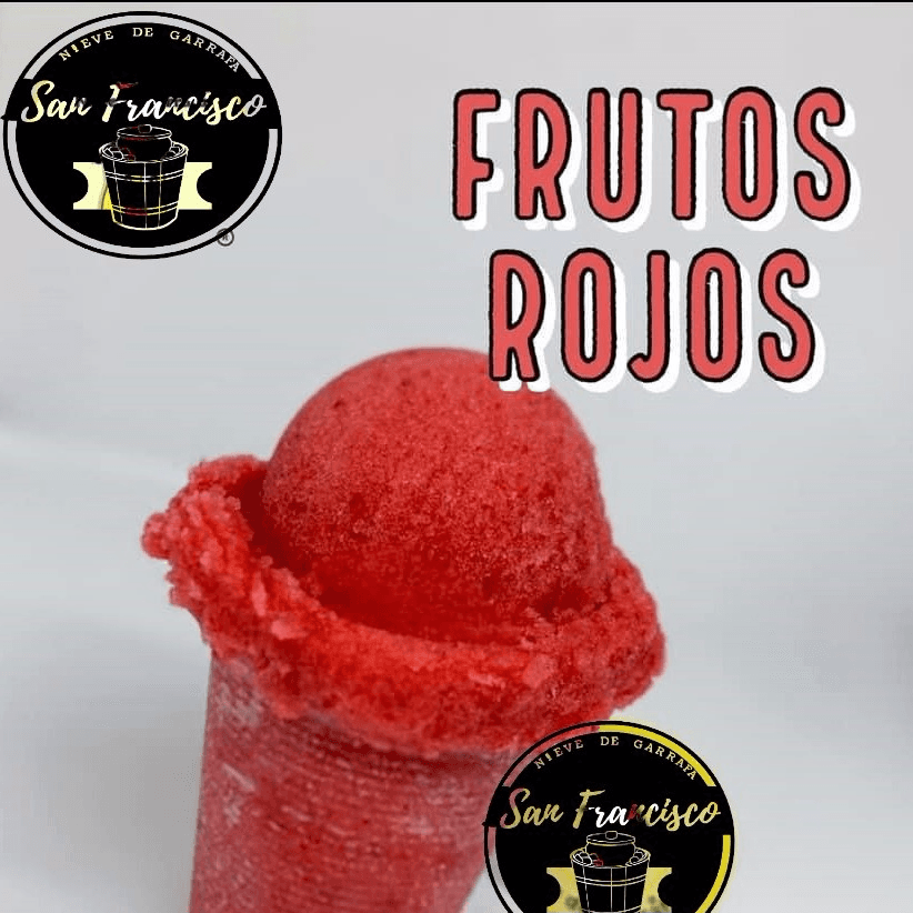 Nieve de Agua Frutos Rojos