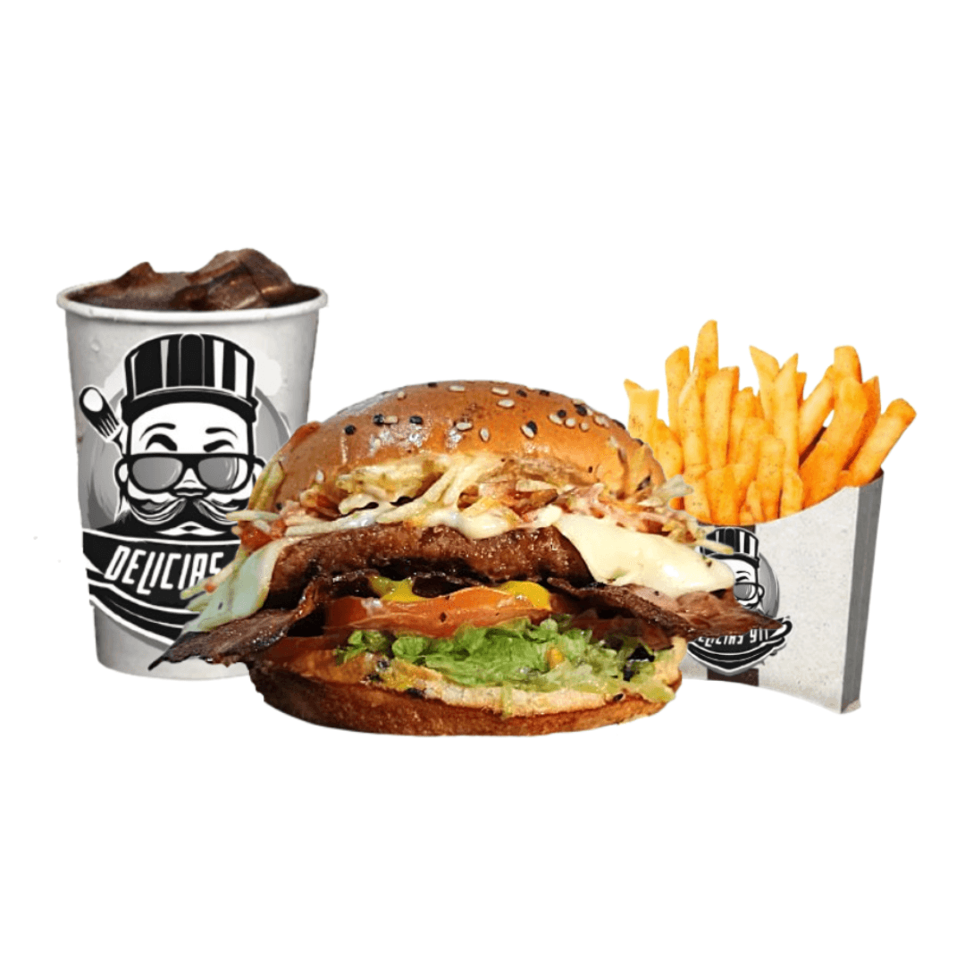 Hamburguesa Completa Combo