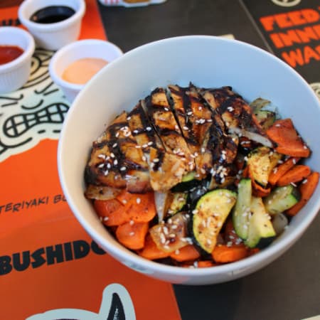 Teriyaki a las Brasas de Pollo