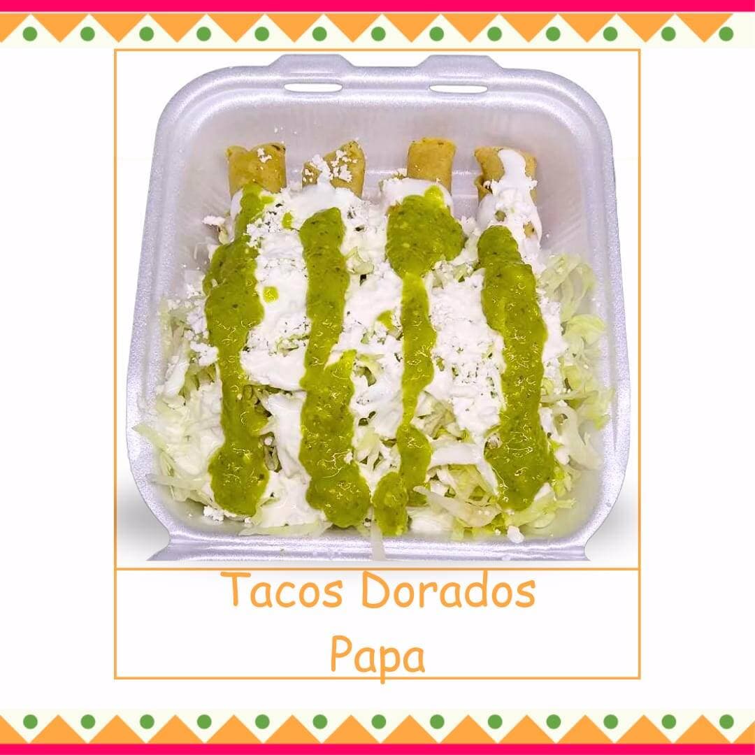 Tacos Dorados de Papa