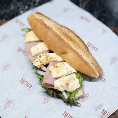 Lonche de Jamón con Panela
