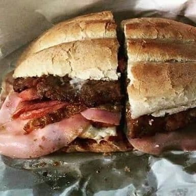 BISTEC CON QUESO Y JAMON PROMO $75