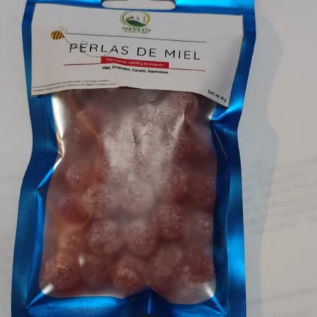 Perlas de miel rojas