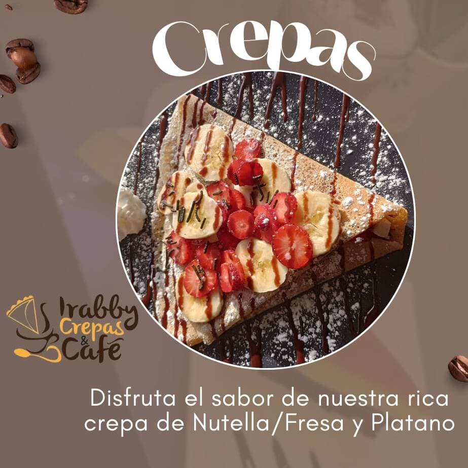 Crepa Dulce 3 Ingredientes