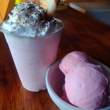Malteada de Fresa