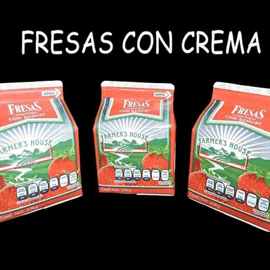 Fresas con Crema