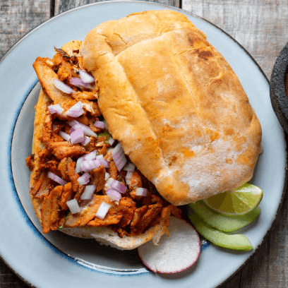 torta de enchilada con papas