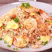 Chaufa con Langostinos