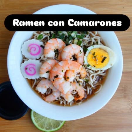 Ramen con Camarones