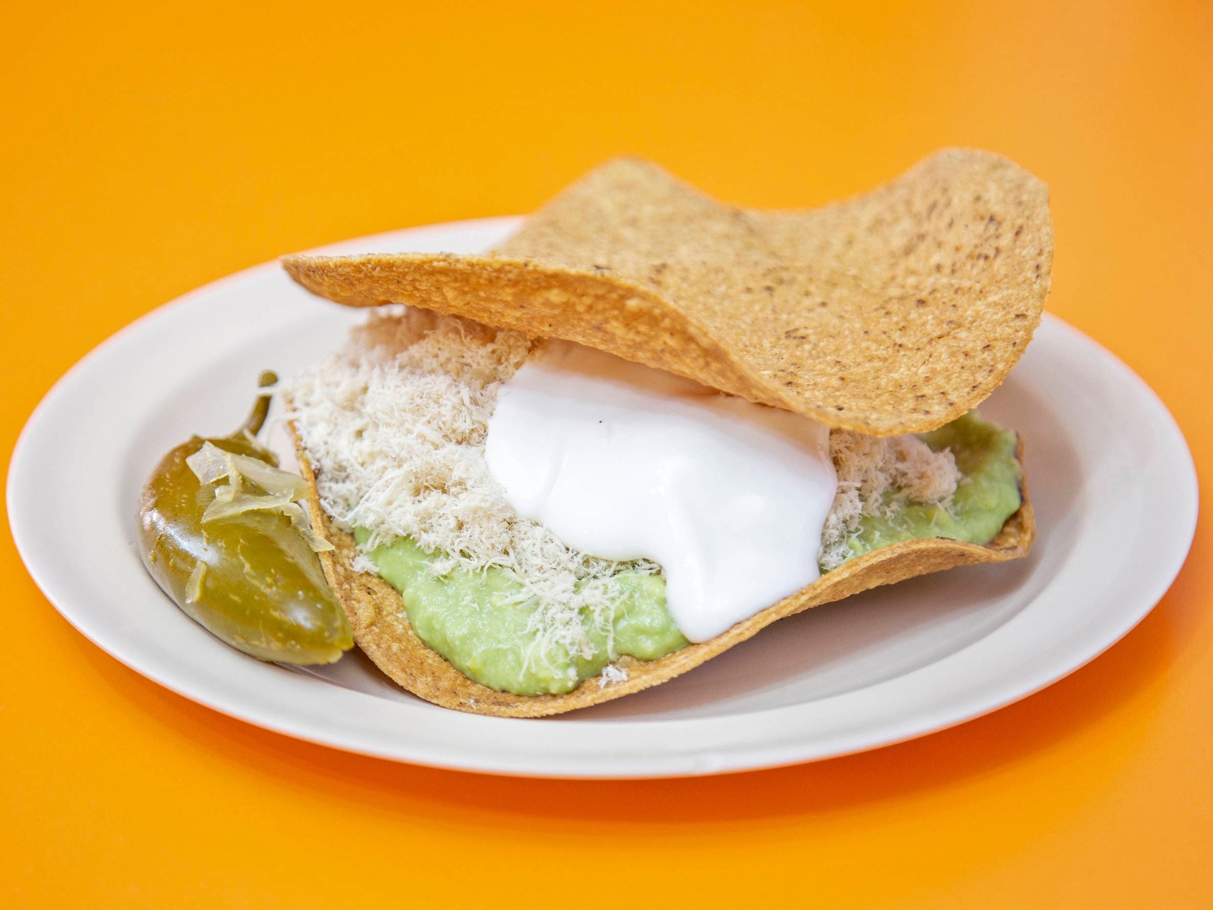 Tostada de Pechuga 🔥