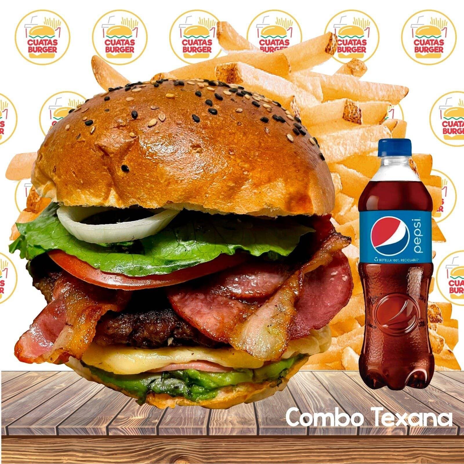 Combo Burger Texana