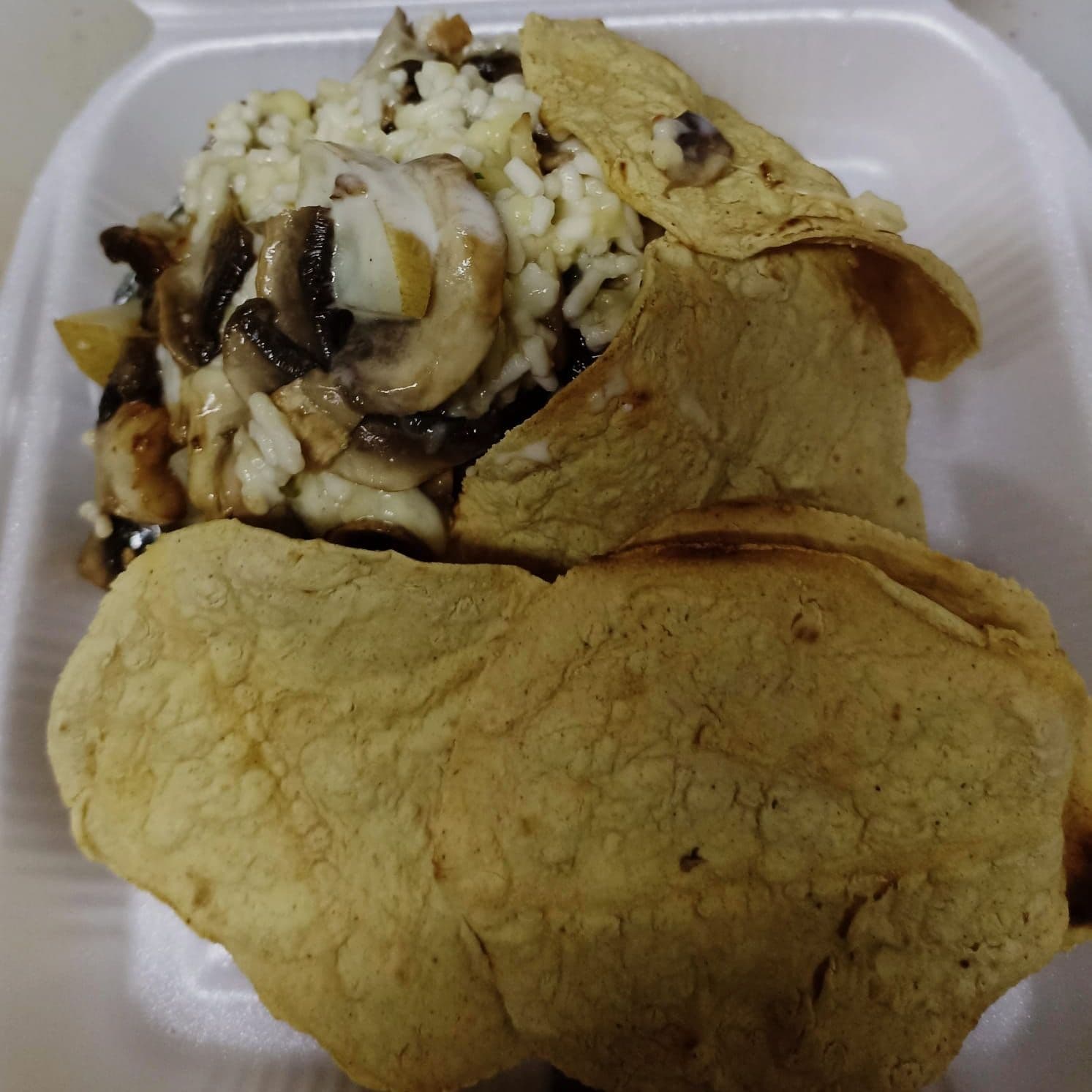 Papa Rellena con Champiñon