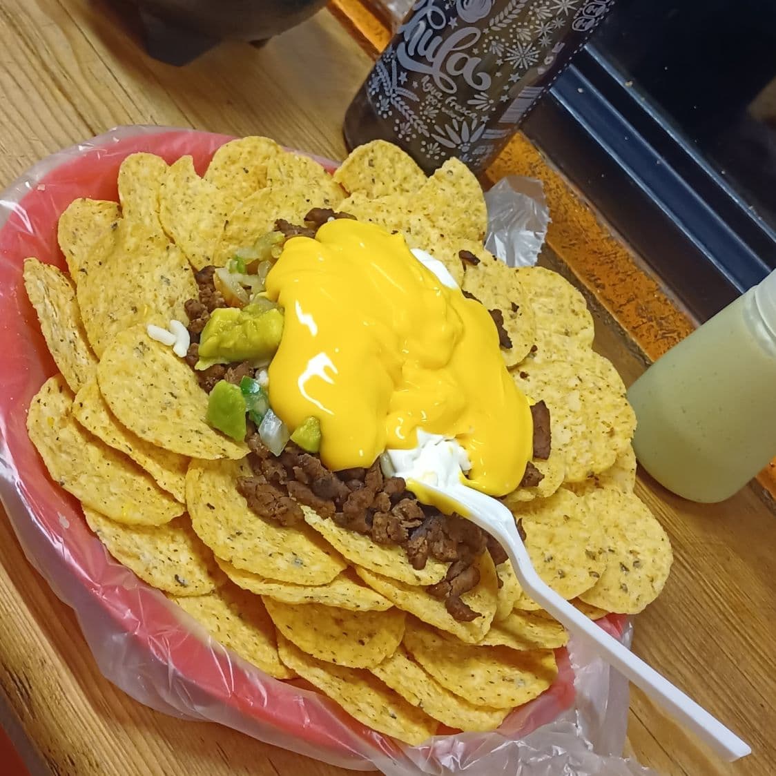 nachos bistec