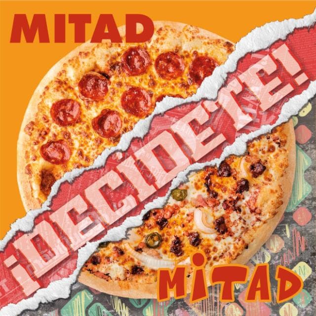 PIZZA MITAD MITAD